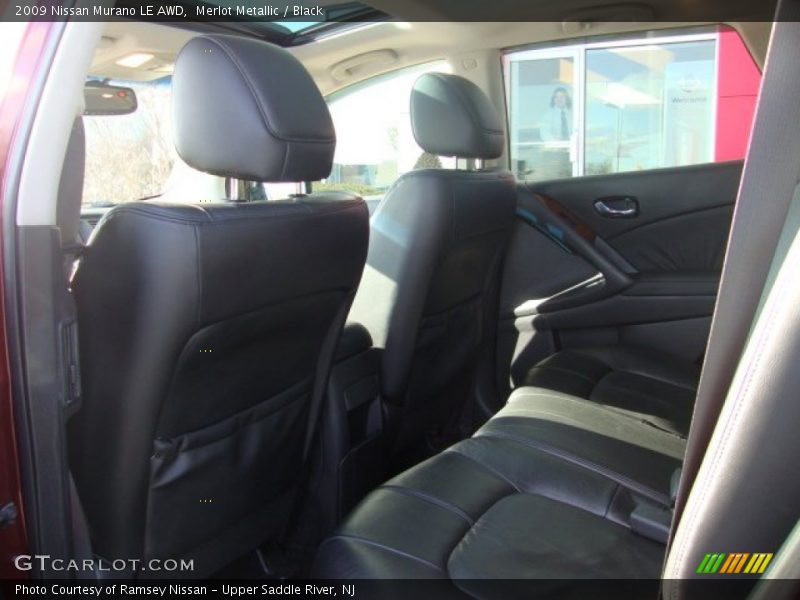 Merlot Metallic / Black 2009 Nissan Murano LE AWD