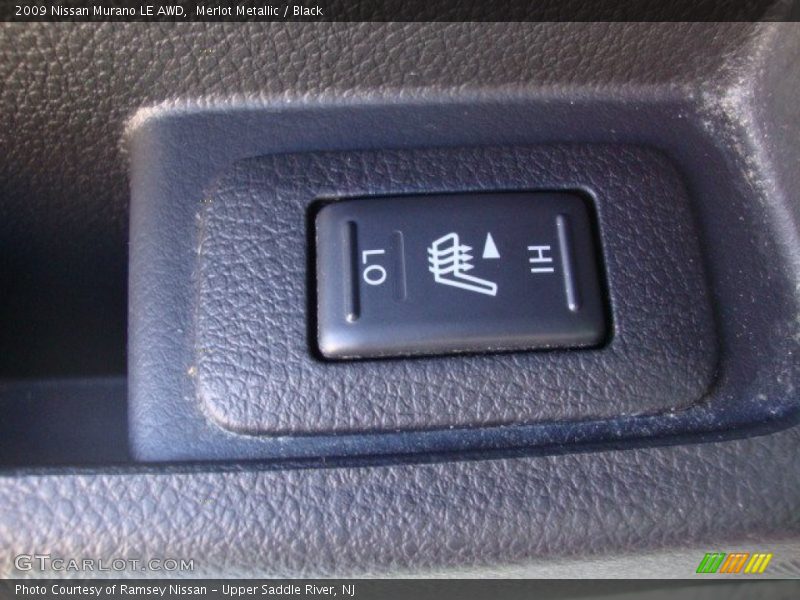 Merlot Metallic / Black 2009 Nissan Murano LE AWD