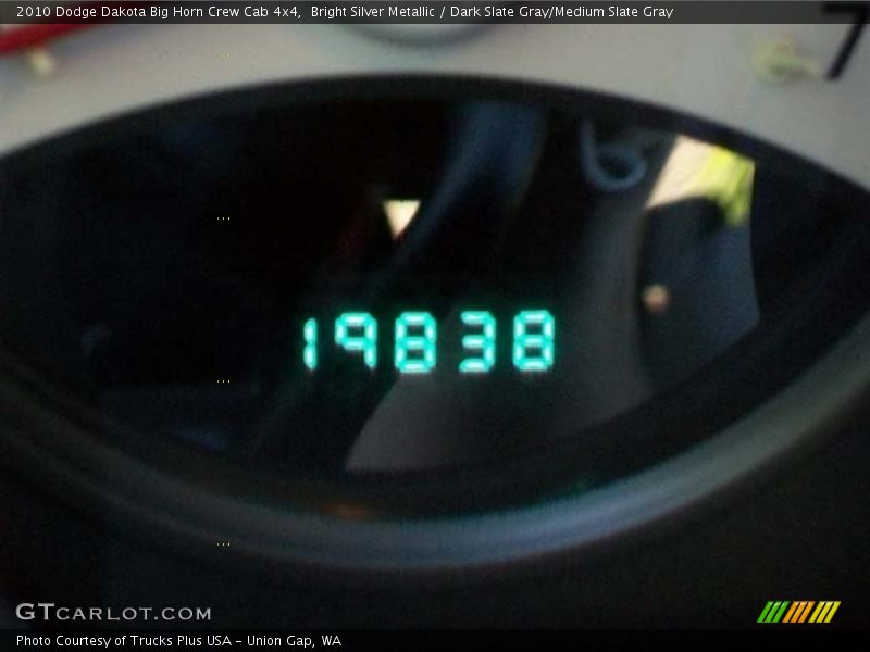Bright Silver Metallic / Dark Slate Gray/Medium Slate Gray 2010 Dodge Dakota Big Horn Crew Cab 4x4