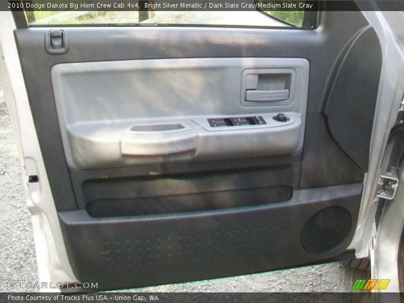 Bright Silver Metallic / Dark Slate Gray/Medium Slate Gray 2010 Dodge Dakota Big Horn Crew Cab 4x4