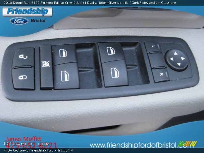 Bright Silver Metallic / Dark Slate/Medium Graystone 2010 Dodge Ram 3500 Big Horn Edition Crew Cab 4x4 Dually