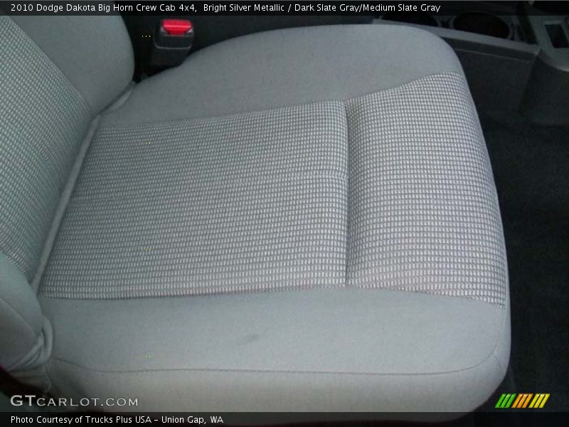 Bright Silver Metallic / Dark Slate Gray/Medium Slate Gray 2010 Dodge Dakota Big Horn Crew Cab 4x4