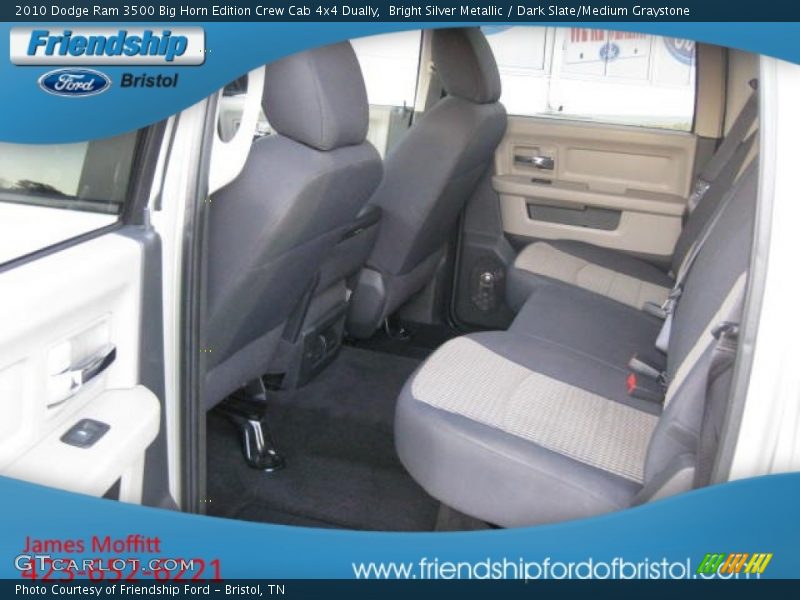 Bright Silver Metallic / Dark Slate/Medium Graystone 2010 Dodge Ram 3500 Big Horn Edition Crew Cab 4x4 Dually