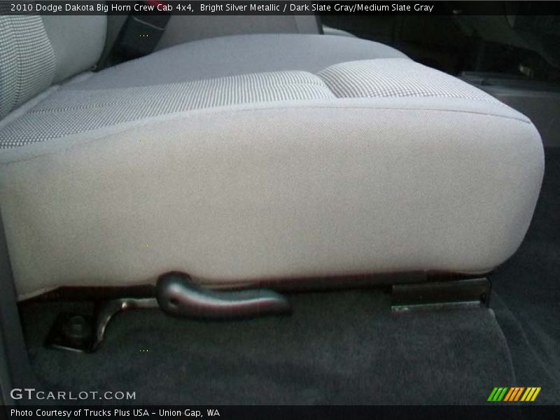 Bright Silver Metallic / Dark Slate Gray/Medium Slate Gray 2010 Dodge Dakota Big Horn Crew Cab 4x4