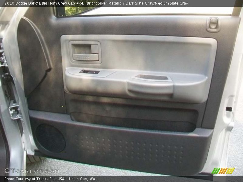 Bright Silver Metallic / Dark Slate Gray/Medium Slate Gray 2010 Dodge Dakota Big Horn Crew Cab 4x4
