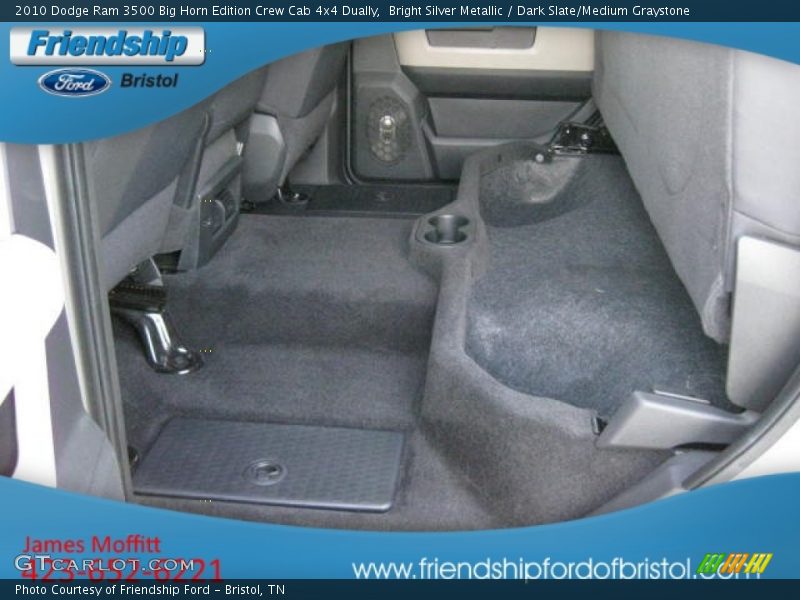 Bright Silver Metallic / Dark Slate/Medium Graystone 2010 Dodge Ram 3500 Big Horn Edition Crew Cab 4x4 Dually