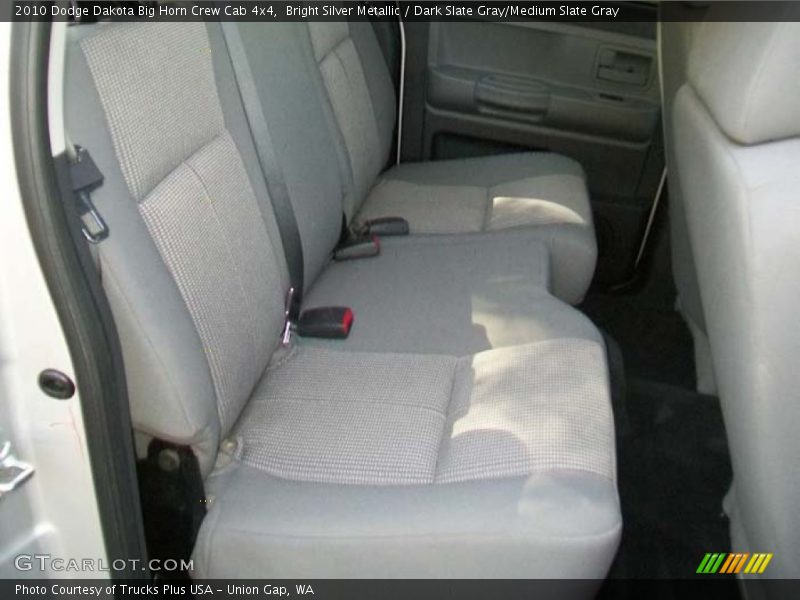 Bright Silver Metallic / Dark Slate Gray/Medium Slate Gray 2010 Dodge Dakota Big Horn Crew Cab 4x4
