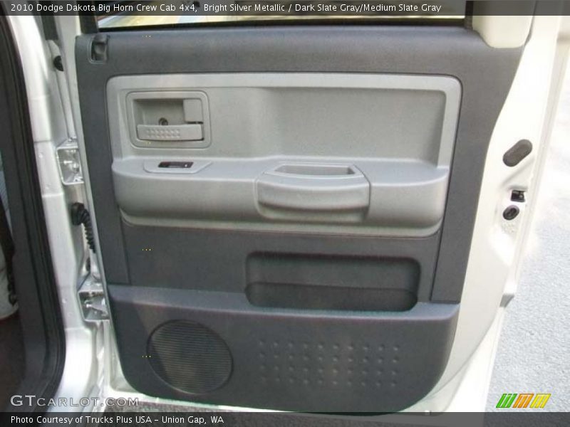 Bright Silver Metallic / Dark Slate Gray/Medium Slate Gray 2010 Dodge Dakota Big Horn Crew Cab 4x4