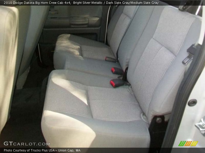Bright Silver Metallic / Dark Slate Gray/Medium Slate Gray 2010 Dodge Dakota Big Horn Crew Cab 4x4