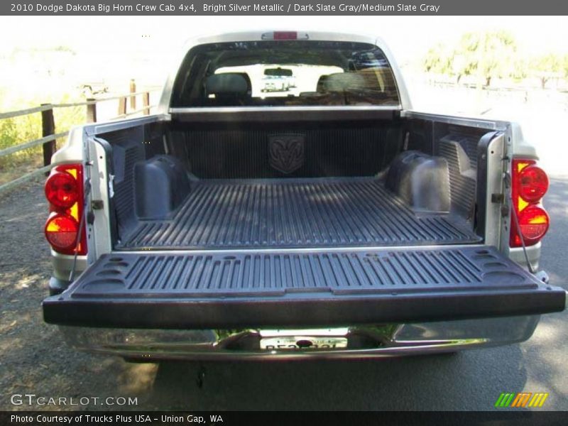 Bright Silver Metallic / Dark Slate Gray/Medium Slate Gray 2010 Dodge Dakota Big Horn Crew Cab 4x4