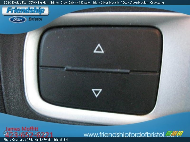 Bright Silver Metallic / Dark Slate/Medium Graystone 2010 Dodge Ram 3500 Big Horn Edition Crew Cab 4x4 Dually