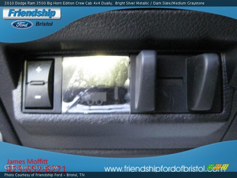 Bright Silver Metallic / Dark Slate/Medium Graystone 2010 Dodge Ram 3500 Big Horn Edition Crew Cab 4x4 Dually