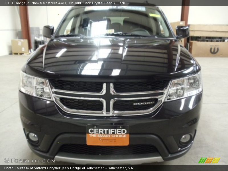 Brilliant Black Crystal Pearl / Black 2011 Dodge Journey Mainstreet AWD