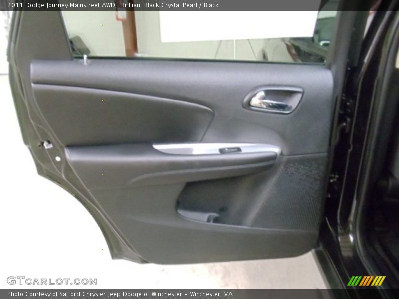 Brilliant Black Crystal Pearl / Black 2011 Dodge Journey Mainstreet AWD
