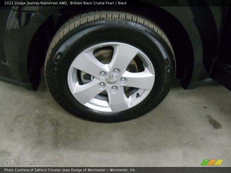 Brilliant Black Crystal Pearl / Black 2011 Dodge Journey Mainstreet AWD
