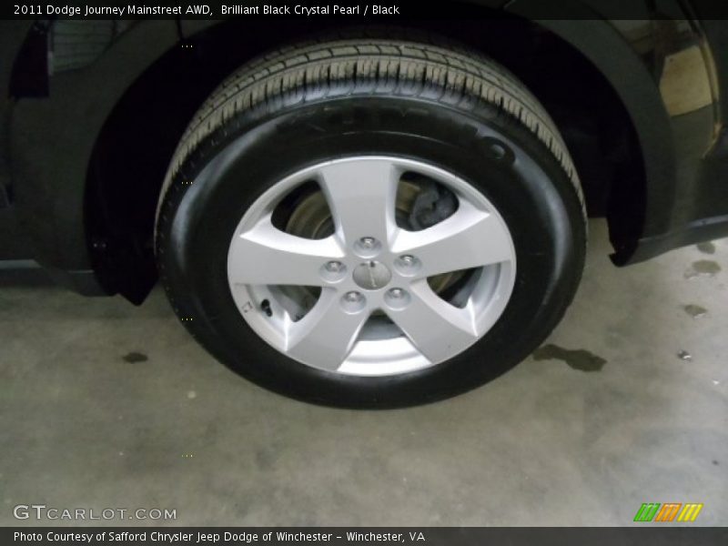 Brilliant Black Crystal Pearl / Black 2011 Dodge Journey Mainstreet AWD