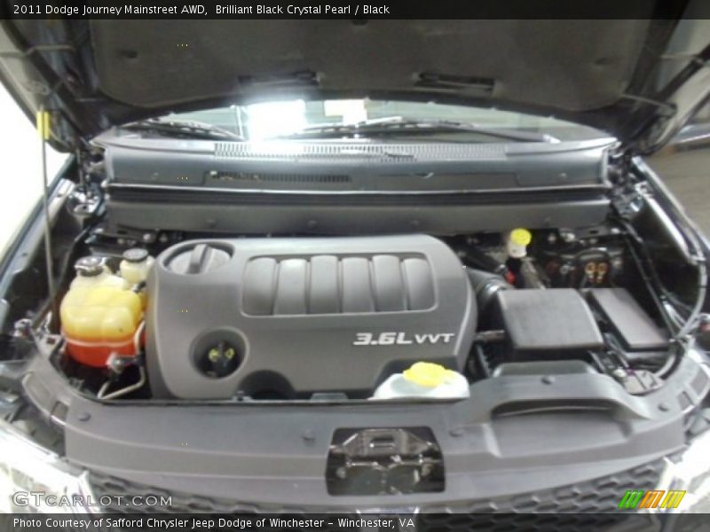 Brilliant Black Crystal Pearl / Black 2011 Dodge Journey Mainstreet AWD