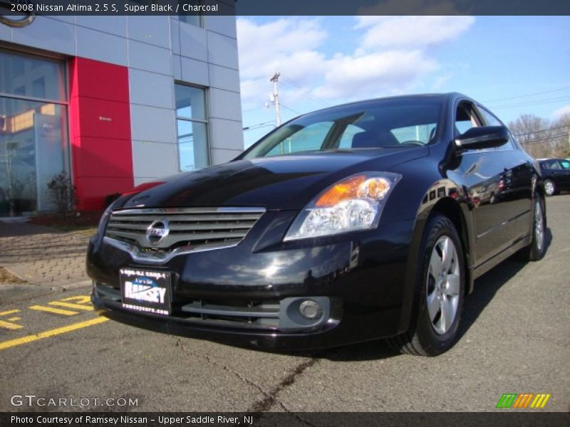 Super Black / Charcoal 2008 Nissan Altima 2.5 S