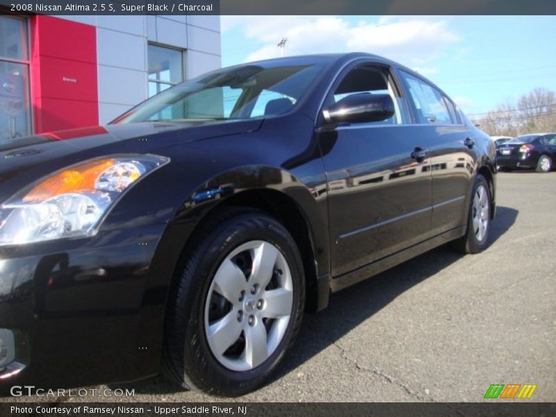 Super Black / Charcoal 2008 Nissan Altima 2.5 S