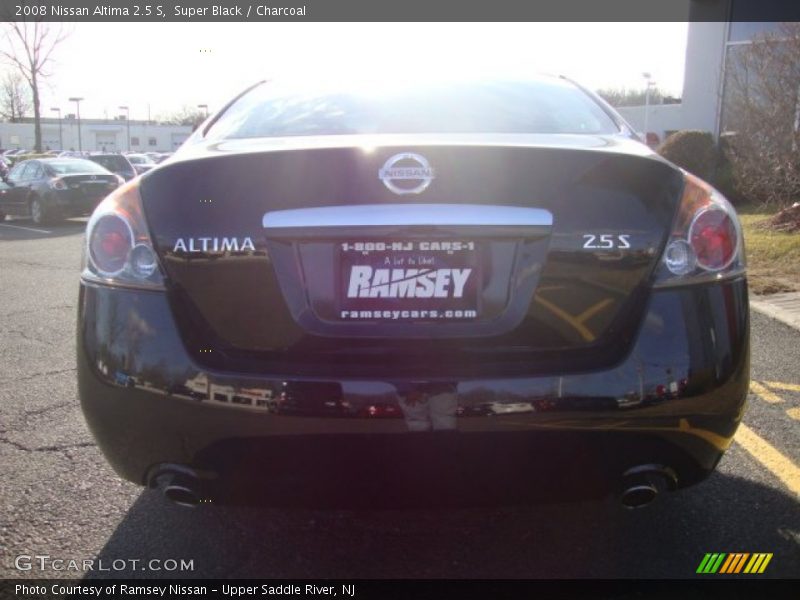 Super Black / Charcoal 2008 Nissan Altima 2.5 S
