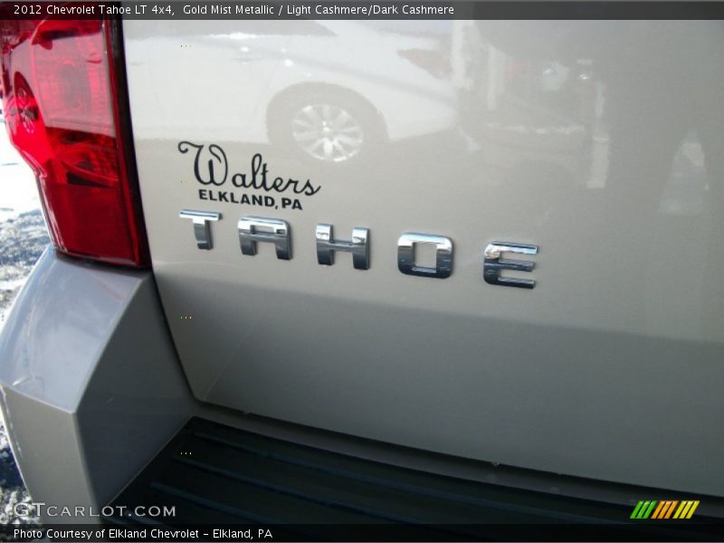 Gold Mist Metallic / Light Cashmere/Dark Cashmere 2012 Chevrolet Tahoe LT 4x4