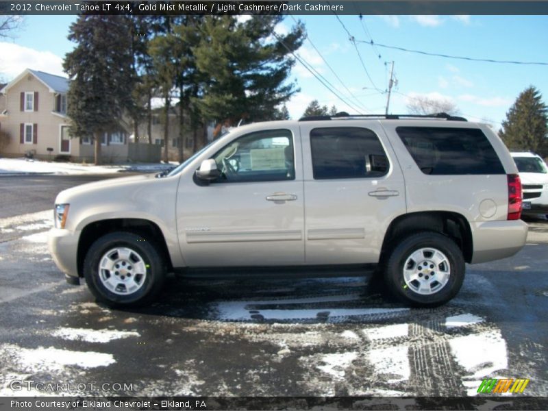 Gold Mist Metallic / Light Cashmere/Dark Cashmere 2012 Chevrolet Tahoe LT 4x4