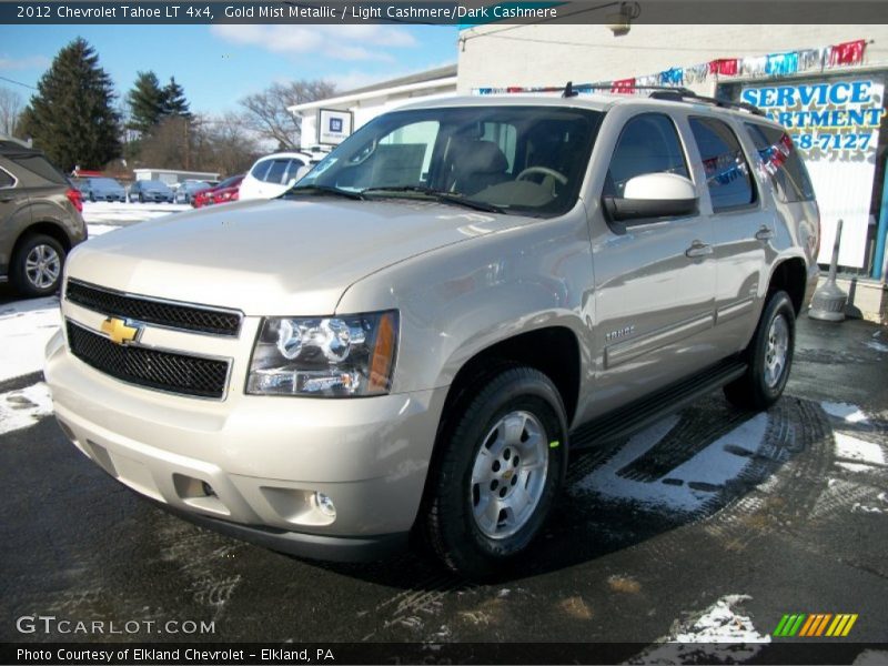 Gold Mist Metallic / Light Cashmere/Dark Cashmere 2012 Chevrolet Tahoe LT 4x4