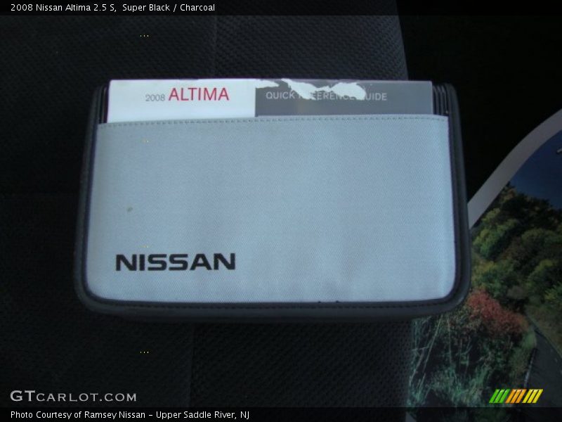 Super Black / Charcoal 2008 Nissan Altima 2.5 S