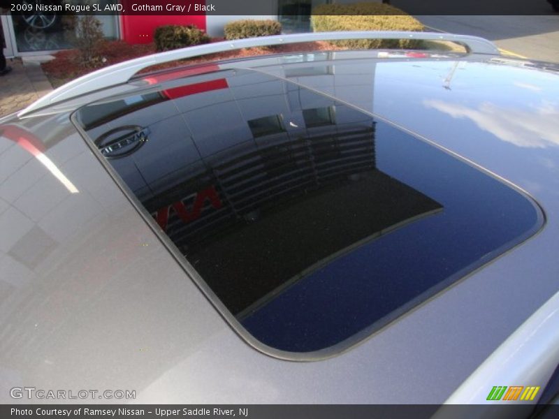Gotham Gray / Black 2009 Nissan Rogue SL AWD