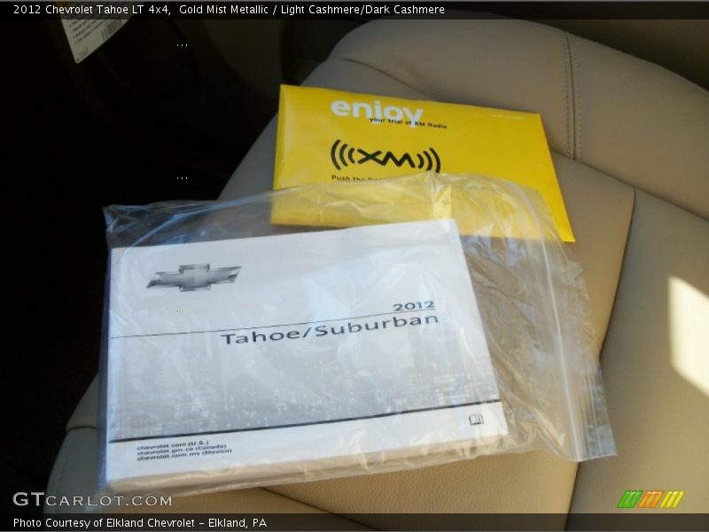 Gold Mist Metallic / Light Cashmere/Dark Cashmere 2012 Chevrolet Tahoe LT 4x4