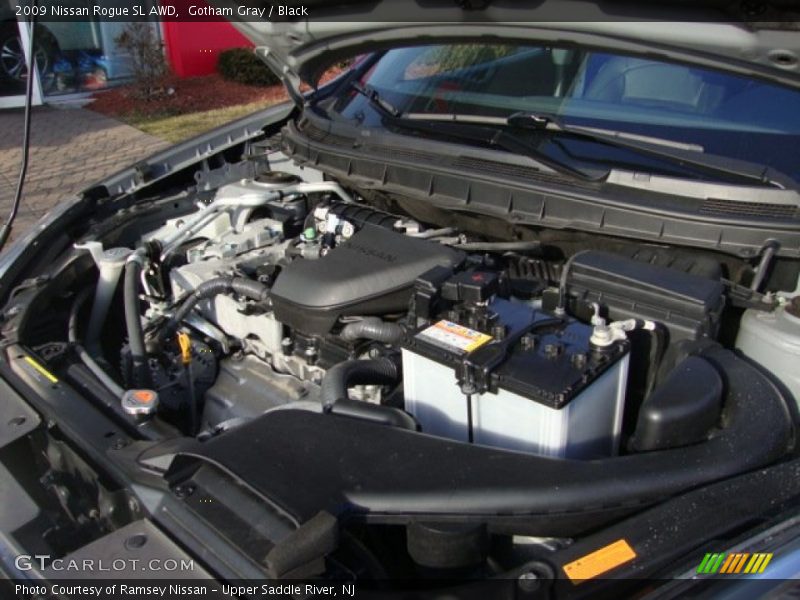 Gotham Gray / Black 2009 Nissan Rogue SL AWD