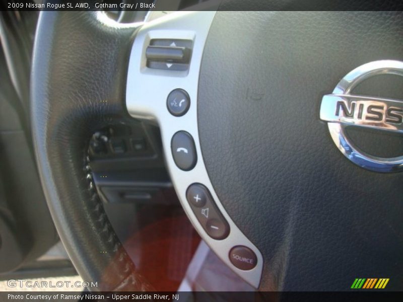 Gotham Gray / Black 2009 Nissan Rogue SL AWD