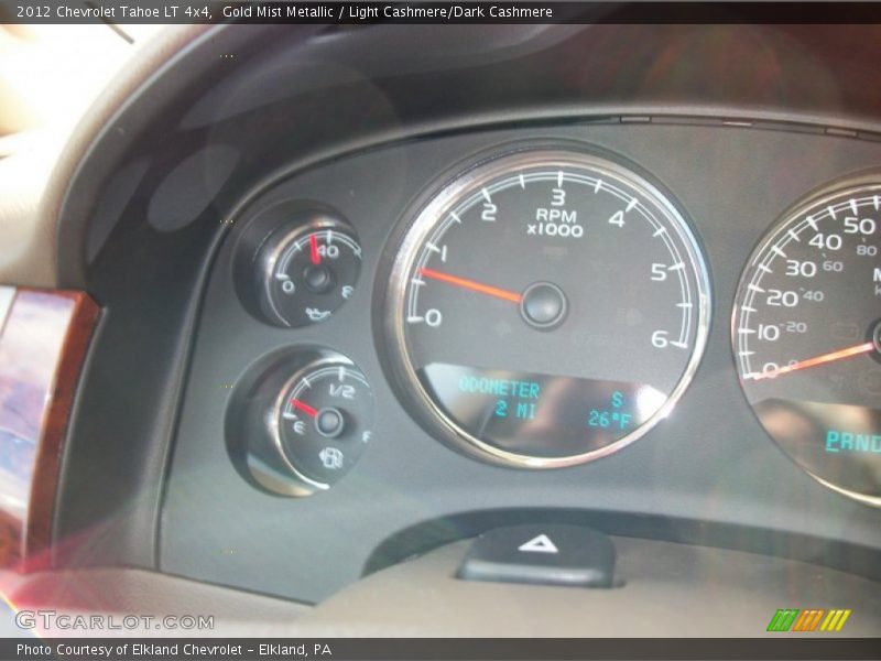 Gold Mist Metallic / Light Cashmere/Dark Cashmere 2012 Chevrolet Tahoe LT 4x4