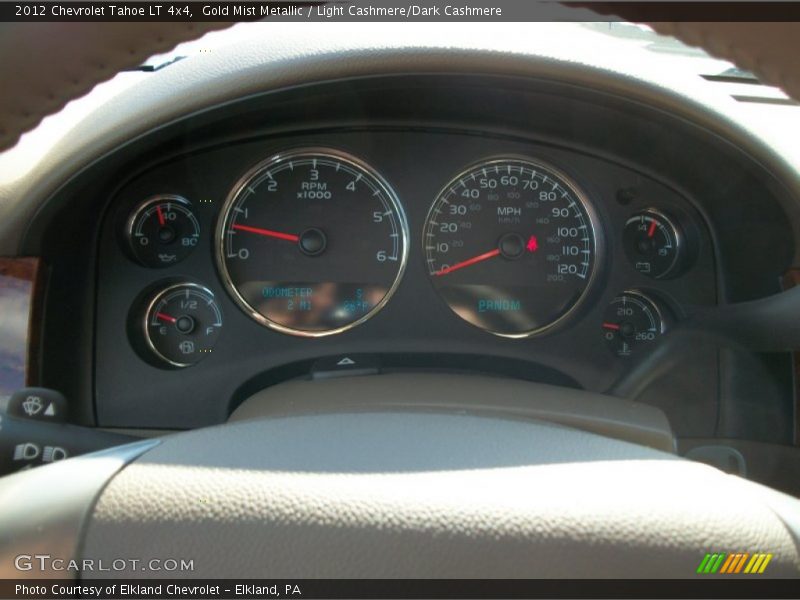 Gold Mist Metallic / Light Cashmere/Dark Cashmere 2012 Chevrolet Tahoe LT 4x4