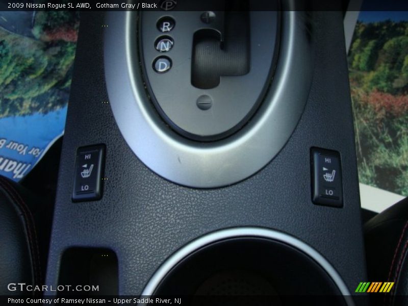 Gotham Gray / Black 2009 Nissan Rogue SL AWD