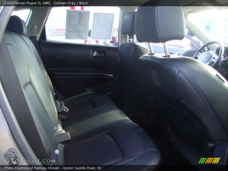 Gotham Gray / Black 2009 Nissan Rogue SL AWD