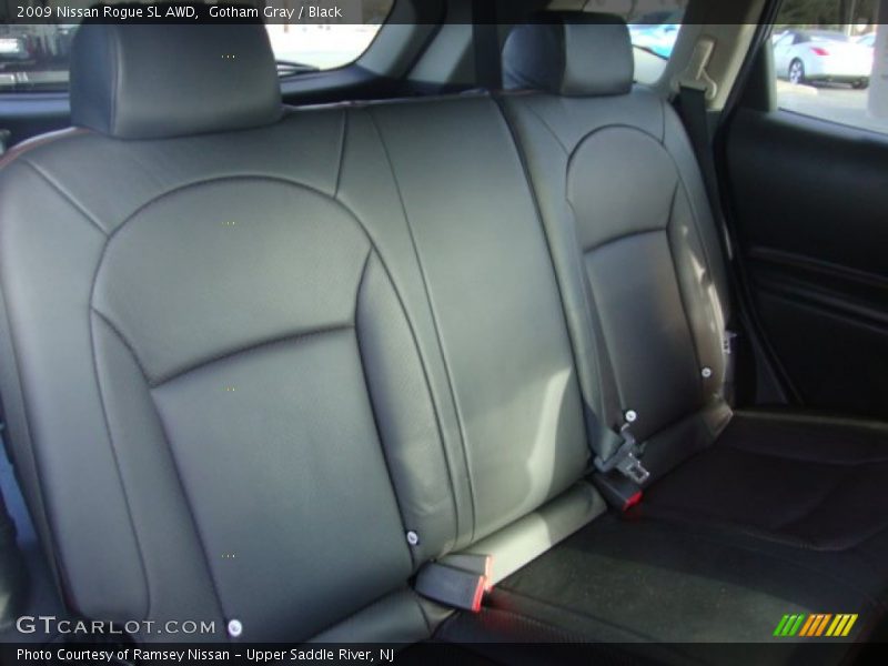 Gotham Gray / Black 2009 Nissan Rogue SL AWD