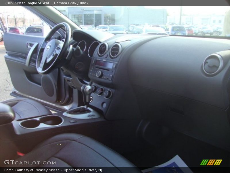 Gotham Gray / Black 2009 Nissan Rogue SL AWD