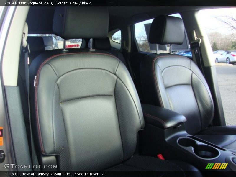 Gotham Gray / Black 2009 Nissan Rogue SL AWD