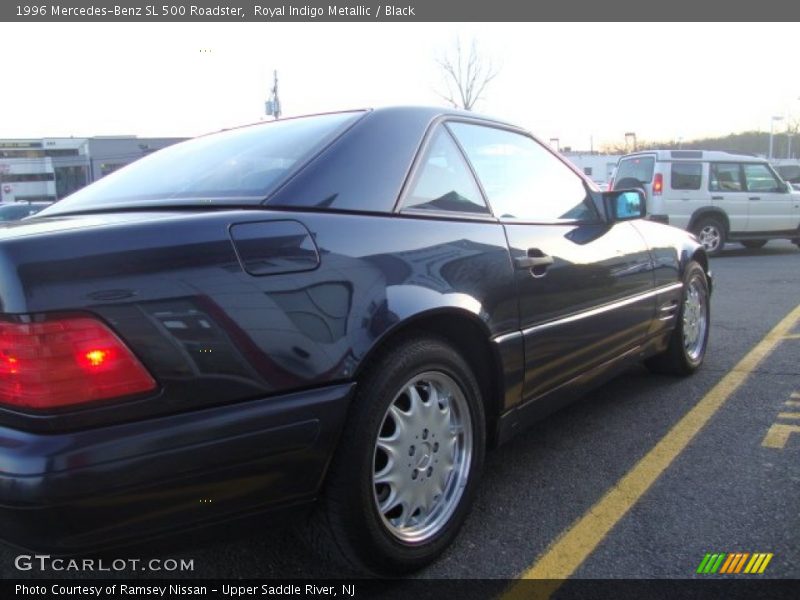 Royal Indigo Metallic / Black 1996 Mercedes-Benz SL 500 Roadster