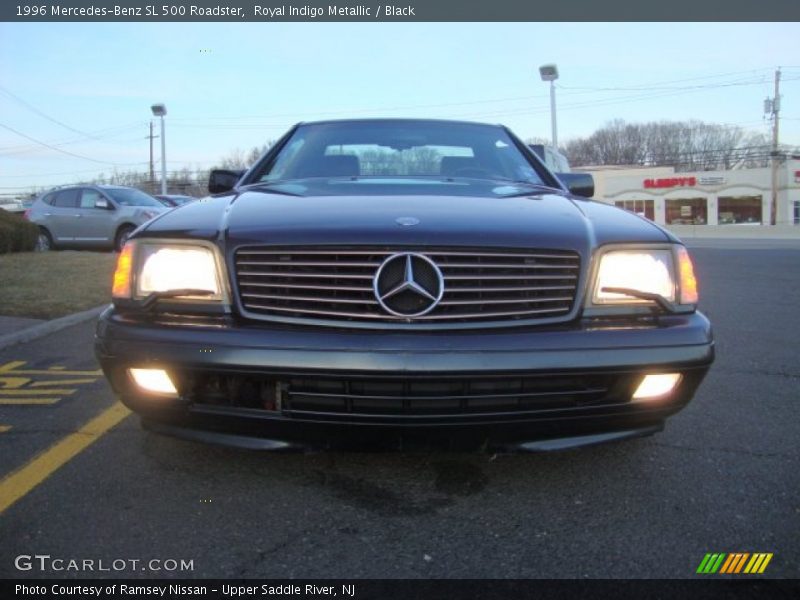 Royal Indigo Metallic / Black 1996 Mercedes-Benz SL 500 Roadster