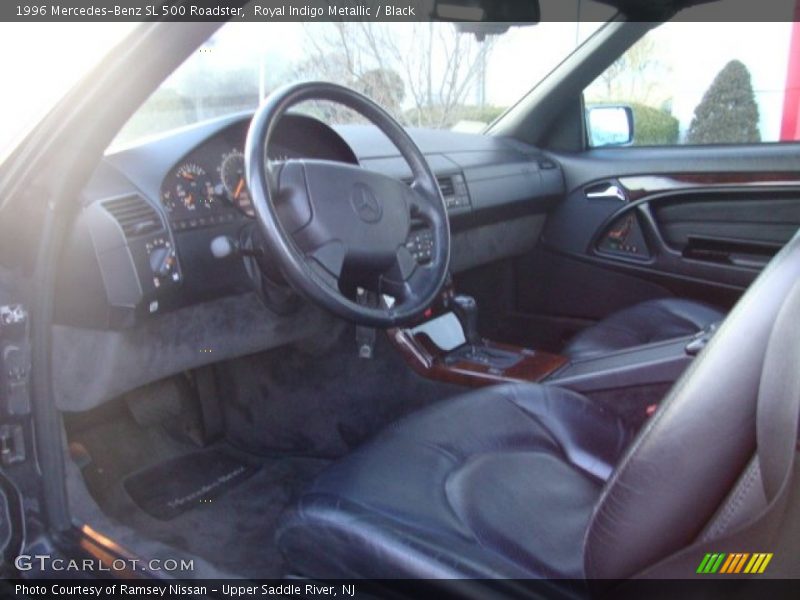 Royal Indigo Metallic / Black 1996 Mercedes-Benz SL 500 Roadster