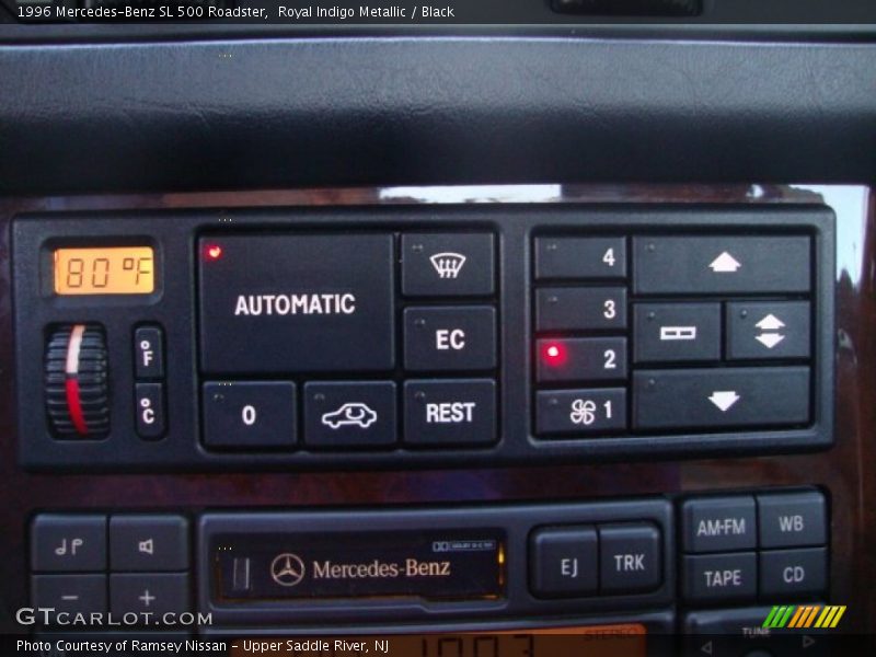 Controls of 1996 SL 500 Roadster