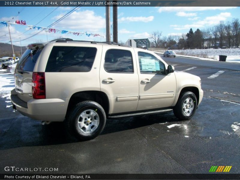 Gold Mist Metallic / Light Cashmere/Dark Cashmere 2012 Chevrolet Tahoe LT 4x4