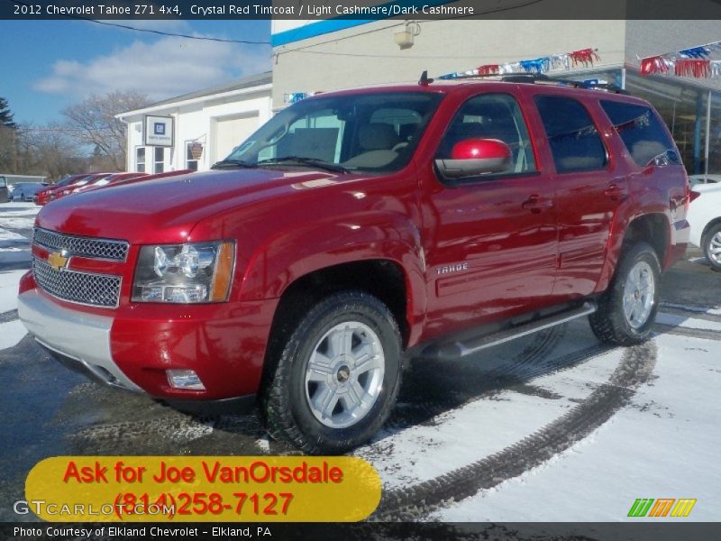 Crystal Red Tintcoat / Light Cashmere/Dark Cashmere 2012 Chevrolet Tahoe Z71 4x4
