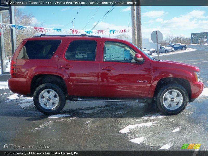 Crystal Red Tintcoat / Light Cashmere/Dark Cashmere 2012 Chevrolet Tahoe Z71 4x4