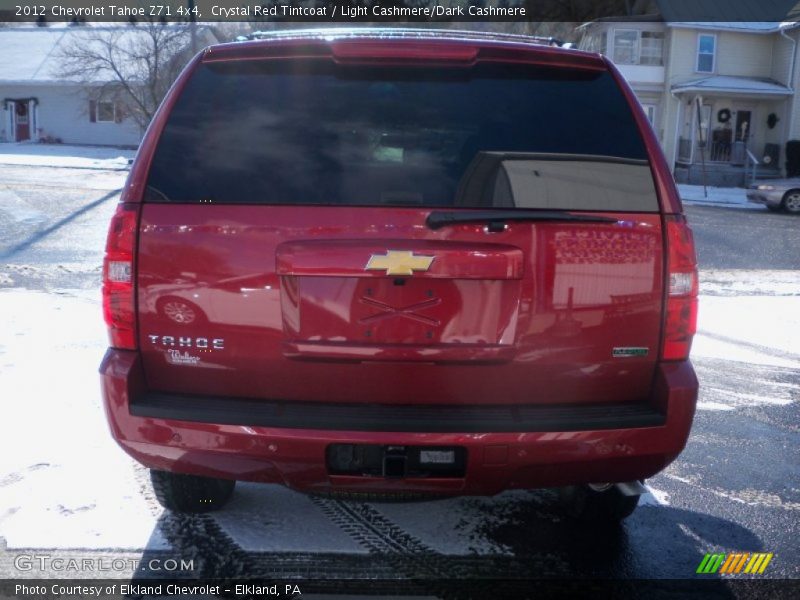 Crystal Red Tintcoat / Light Cashmere/Dark Cashmere 2012 Chevrolet Tahoe Z71 4x4