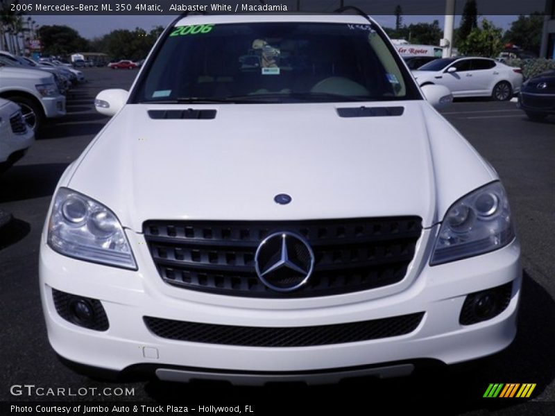 Alabaster White / Macadamia 2006 Mercedes-Benz ML 350 4Matic