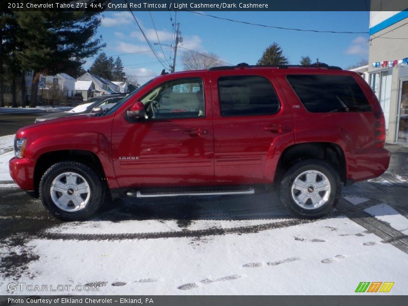 Crystal Red Tintcoat / Light Cashmere/Dark Cashmere 2012 Chevrolet Tahoe Z71 4x4