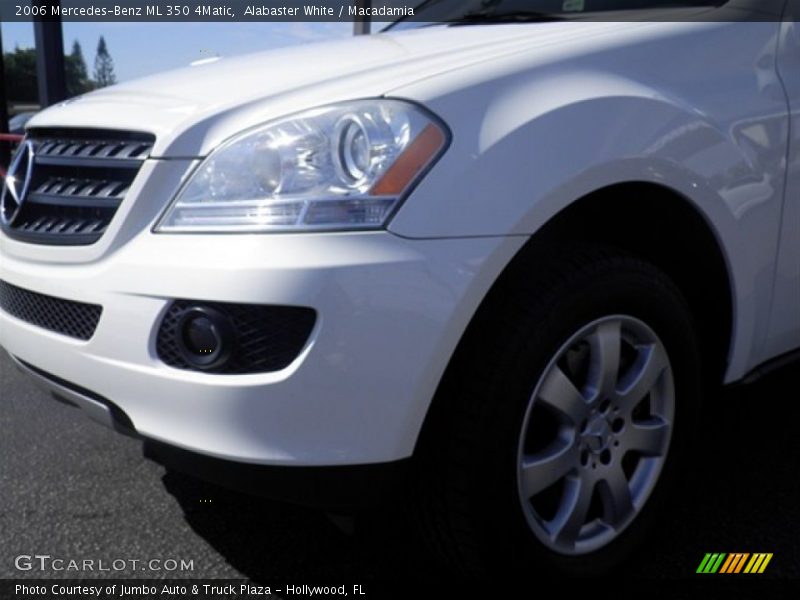Alabaster White / Macadamia 2006 Mercedes-Benz ML 350 4Matic